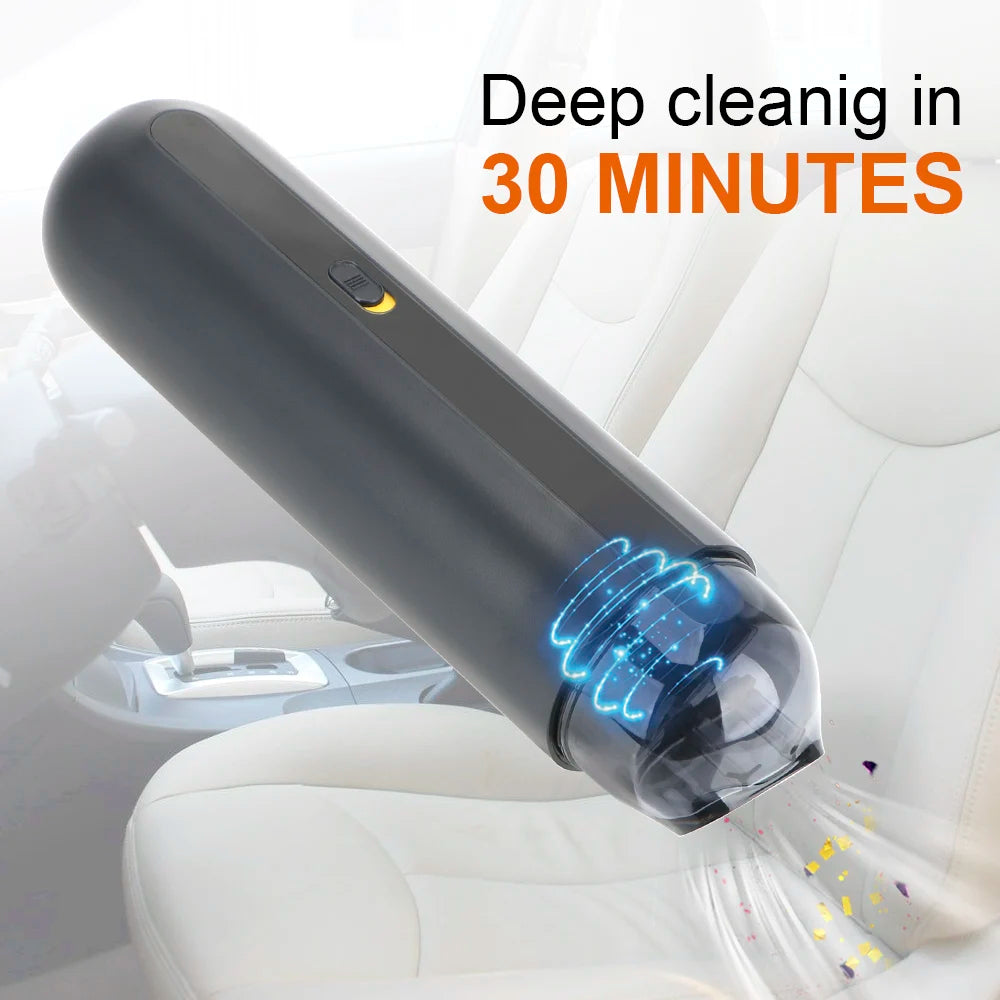 Portable Car & Home Vacuum – Cordless & High-Capacity Dust Bin